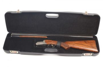 Image of Negrini OU/SxS Luxury Hunting Shotgun Case, Navy/Black, 31.5x9.3x3.5 1605LR/5139
