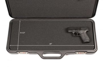 Image of Negrini Premium 2-Sided Hard Case, Black/Black, L26in x W13.2in x D4.3in 3039R/5130