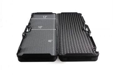 Image of Negrini Tactical Die-Cut Rifle Case, Black/Black, L46,25in x W13,25in x D5,5in 1640C-ISY