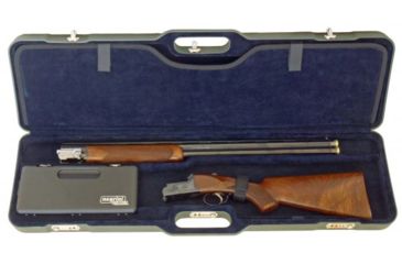 Image of Negrini UNICASE Two Shotgun Travel Case, Navy/Navy, L37.75in x H10.6in x D4.9in 1677LR-UNI/5044