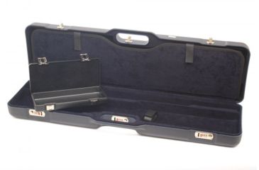 Image of Negrini UNICASE Two Shotgun Travel Case, Navy/Navy, L37.75in x H10.6in x D4.9in 1677LR-UNI/5044