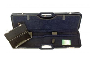 Image of Negrini UNICASE Two Shotgun Travel Case, Navy/Navy, L37.75in x H10.6in x D4.9in 1677LR-UNI/5044