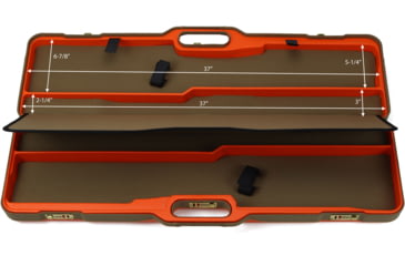 Image of Negrini Wings 2 Semi-Auto Shotgun Travel Case, 37.75x10.6x4.9in, Blaze Orange/Khaki, 819129015280