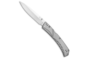 Image of Nemesis Nemesis Knives MPR-1 Lockback Knife Titanium 3.4" Satin NK-19, Gray, VG10, adult, BHQ-77529
