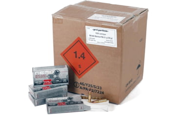 Image of NEMO Arms .300 AAC Blackout 125 Grain Full Metal Jacket Brass Cased Rifle Ammo, 1000 Rounds, NART300BLK125FMJPPU1000