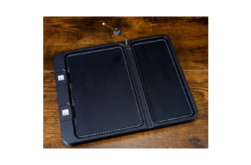 Image of Neo Mag Leather Bottom EDC Tray - Black Tray, Black Leather, Yes, LGTRAY-ALLBLACK-YES
