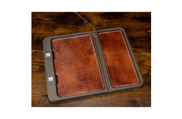 Image of Neo Mag Leather Bottom EDC Tray - Burnt Bronze, Antique Brown Leather, Yes, LGTRAY-BB-ABL-YES