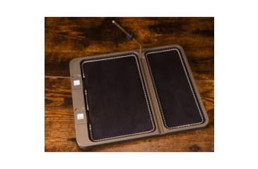 Image of Neo Mag Leather Bottom EDC Tray - Burnt Bronze, Crazy Horse Leather, Yes, LGTRAY-BB-CHL-YES