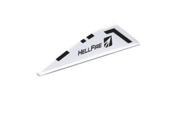 Image of New Archery Products Hellfire 2in Vane, 12White/24Orange, 36 Pack, White/Orange NAP-60-079