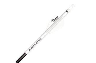 Image of New Archery Products Quikfletch 2in Heartland Bowhunter Vanes, 6 Pack, White/White/White NAP-60-118