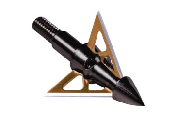 Image of New Archery Products Thunde/Right Handead Nitro Broadhead 100 grain, Black, Pack of 3, 60-036