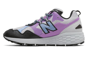 Image of New Balance Fresh Foam Crag V2 Trailrunning Shoes - Womens, Light Aluminum/Black/Team Carolina, 8 US, WTCRGLC2 B 08