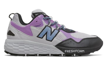 Image of New Balance Fresh Foam Crag V2 Trailrunning Shoes - Womens, Light Aluminum/Black/Team Carolina, 8 US, WTCRGLC2 B 08