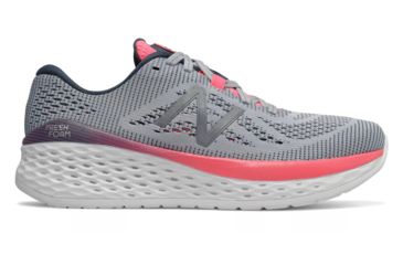 Image of New Balance Fresh Foam More - Womens, Light Cyclone/Reflection/Guava, 7.5 US, WMORGC B 075
