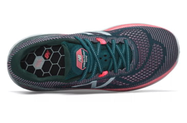 Image of New Balance Fresh Foam More - Womens, Tropical Green/Guava/Winter Sky, 9 US, WMORTL B 09