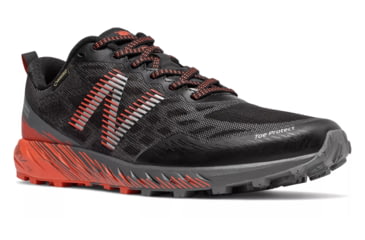 Image of New Balance Summit Unknown GTX - Mens, Black/Lead/Coral Glow, 11 US, MTUNKNGT D 11