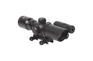 Image of Firefield 1.5-5x Rifle Scope with Attached Green Laser FF13017