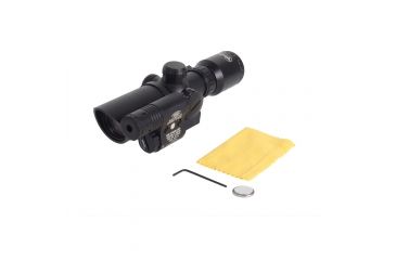 Image of Firefield 1.5-5x Rifle Scope with Attached Green Laser FF13017