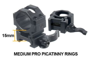 Image of NEW Leapers UTG 3-9x32 CQB Bug Buster Rifle Scope, 1in, Mil-Dot, w/ Rings &amp; Sunshade, Black, SCP-M392AOLWQ