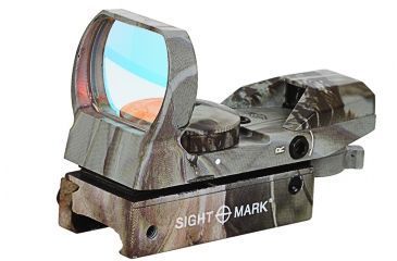 Image of Sightmark Sure Shot Reflex 1x45 Multi Reticle 1 MOA Sight, Camo SM13003C