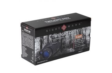 Image of Sightmark Twilight 3.5x42mm Digital Night Vision Monocular, Black w/ Built-in IR Illuminator SM18012