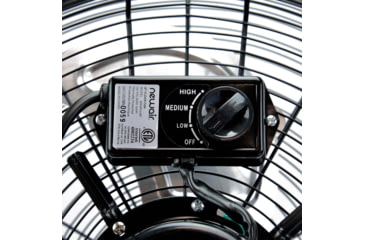 Image of NewAir 18in High Velocity Portable Floor Fan, Black, WindPro18F