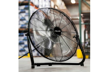 Image of NewAir 18in High Velocity Portable Floor Fan, Black, WindPro18F