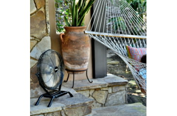 Image of NewAir 18in Outdoor Rated 2-in-1 High Velocity Floor/Wall Mounted Fan, Black, NIF18CBK00