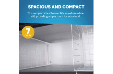 Image of NewAir 6.7 Cu. Ft. Compact Chest Freezer, Black, NFT070MB00