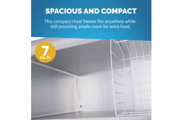 Image of NewAir 6.7 Cu. Ft. Compact Chest Freezer, Grey, NFT070GA00