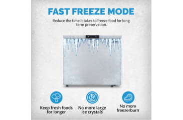 Image of NewAir 6.7 Cu. Ft. Compact Chest Freezer, Grey, NFT070GA00