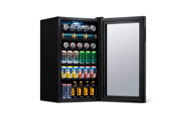 Image of NewAir Can Freestanding Beverage Fridge - 126 Cans, Black, AB-1200B