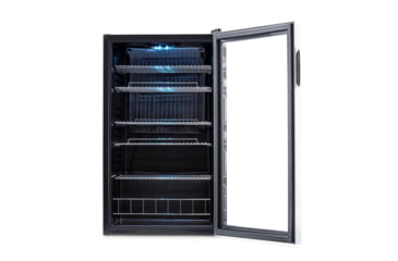 Image of NewAir Can Freestanding Beverage Fridge - 126 Cans, Black / Stainless Steel, AB-1200