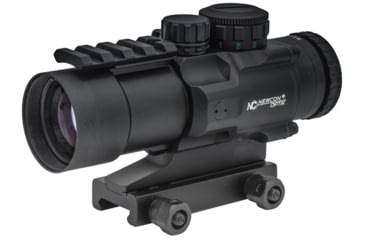 Image of Newcon Optik NC 4x32 Red Dot Sight, 0.33 MOA Red/Green Rangefinding Reticle, Black, NC 4x32
