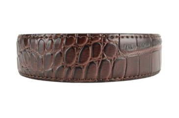 Image of Nexbelt Alligator PreciseFit Embossed Leather Strap, Coffee, SAL3747