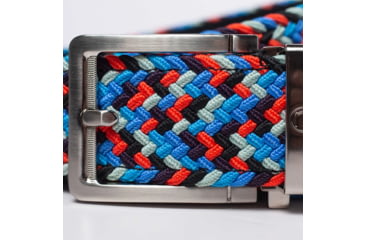 Image of Nexbelt Braided Belt, Red/Grey/Blue, Up to 50" Waist, PCD4788