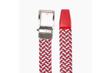 Image of Nexbelt Braided Belt, Red/Grey/White, Up to 50 Waist, PCD1657