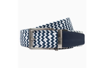 Image of Nexbelt Braided Belt, Zigzag Navy, Up to 50" Waist, PCD4795