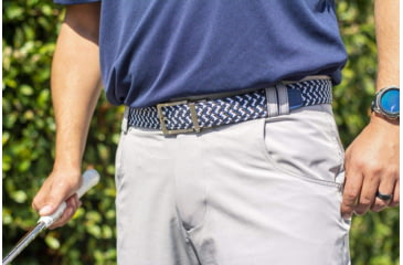 Image of Nexbelt Braided Dress Belt, Anchor, 1.375in, PCD8094