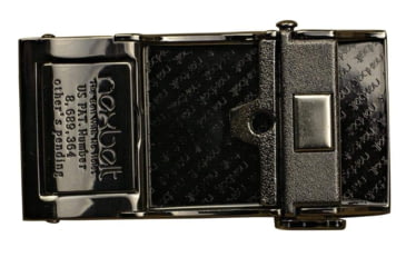 Image of Nexbelt Classic Beveled USA Buckle, Gunmetal, BCH5895
