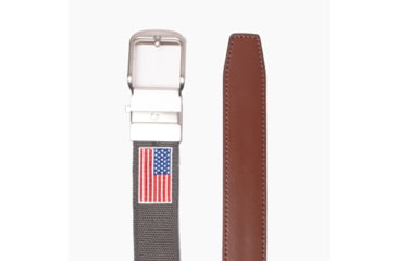Image of Nexbelt Embroidered USA Belt, Grey, Up to 50 Waist, CEP2289