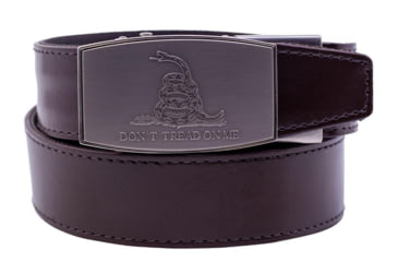 Image of Nexbelt Gadsden Flag PreciseFit EDC Gun Belt, Brown, 1.38in, PCS0661