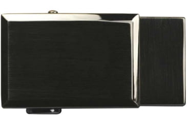 Image of Nexbelt Go-In Beveled Shield Buckle, Gunmetal, BGG5406