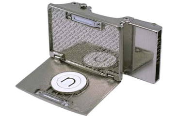 Image of Nexbelt Go-In Beveled Shield Buckle, Nickel, BGG4508