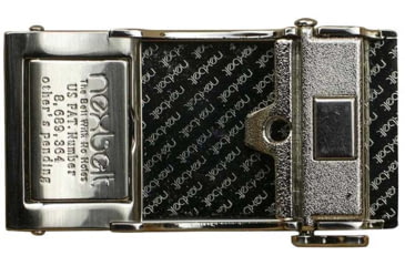 Image of Nexbelt Go-In Beveled Shield Buckle, Nickel, BGG4508