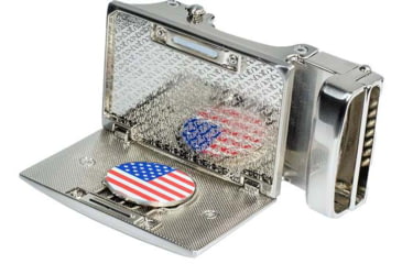 Image of Nexbelt Go-In Beveled USA Buckle, Red/White/Blue, BGH5444