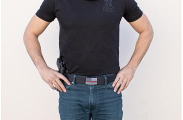 Image of Nexbelt Guardian Red Line 1.5in EDC Gun Belt, Black, 1.5in, PCS7677