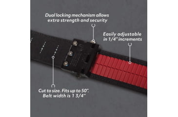 Image of Nexbelt NTAC-45 EDC Gun Belt, 1.75 in, Black, One Size, PCS9121