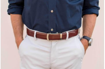 Image of Nexbelt Portofino Ratchet Premium Dress Belt, Non-EDC, Cordovan, PCP2504