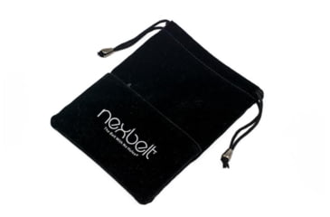 Image of Nexbelt Smooth USA Flag Tip Debossed Dress Belt, Non-EDC, Black, PCH6236